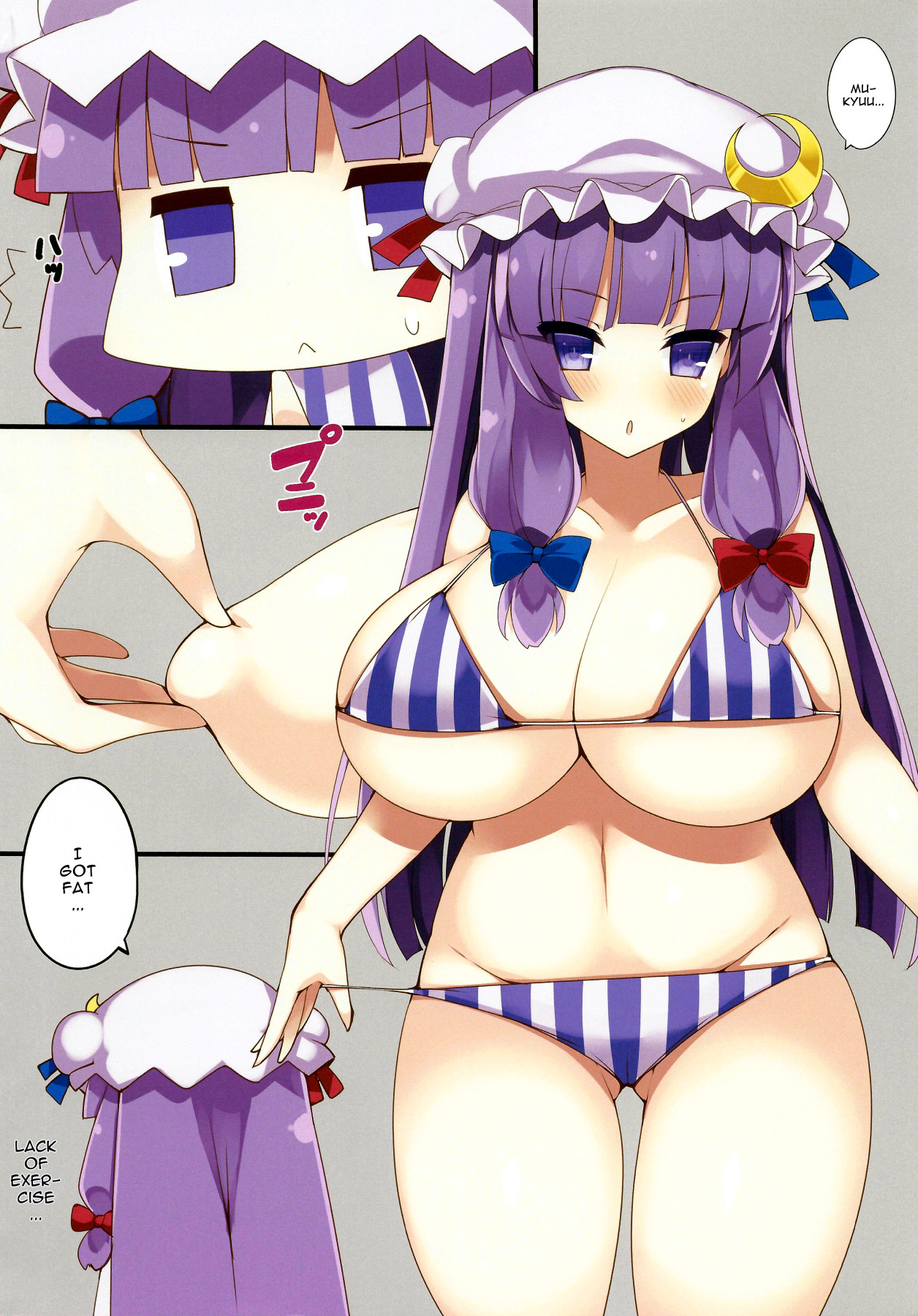 Hentai Manga Comic-I Love Big-Breasted Patchouli-Read-3